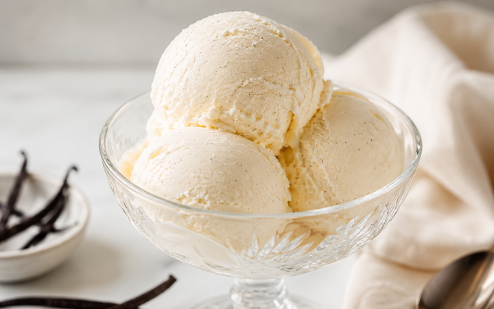 No-Cook Vanilla Ice Cream