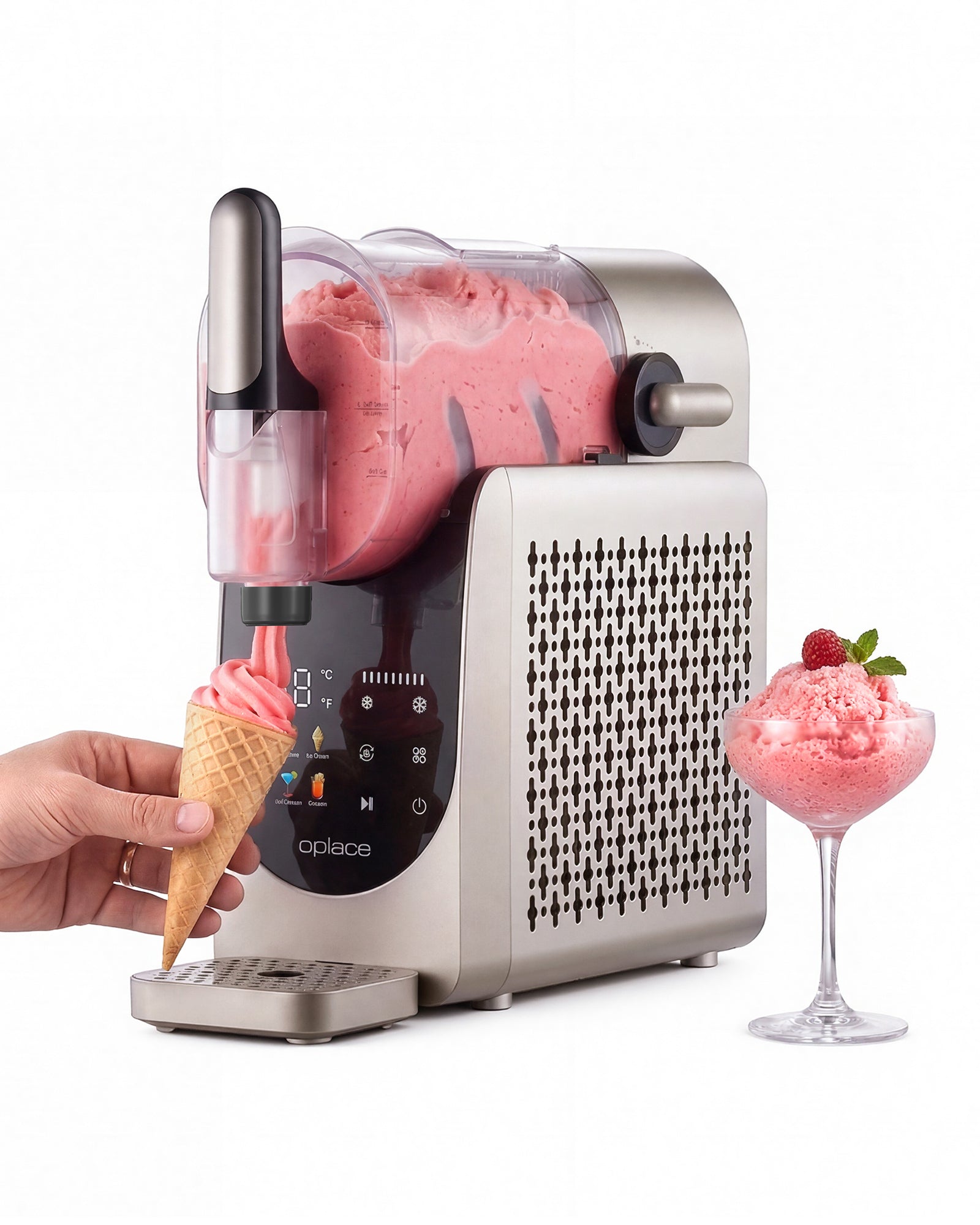 OPlace Home 7-in-1 Frozen Drink & Slushie Maker - The Ultimate Party Station (88oz)