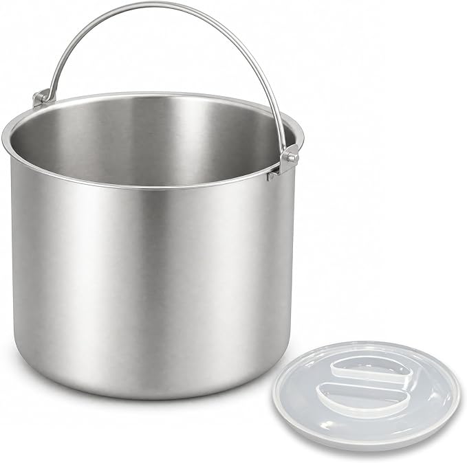 Oplace SU-I03 Ice Cream Maker Replacement Inner Bowl & Lid Set