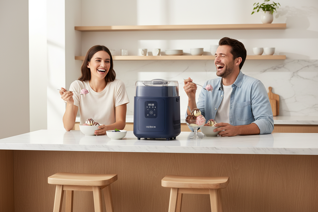OPlace Ice Cream Maker Lifestyle